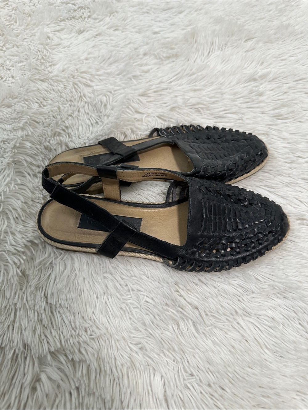 🥕 Vintage Ipanema Leather Sling Back Sandals - Picture 2 of 5
